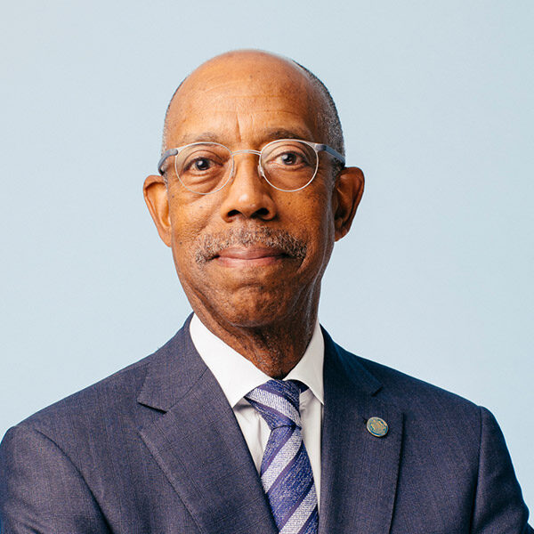 Dr. Michael V. Drake, President of the University of California, headshot in suit and tie