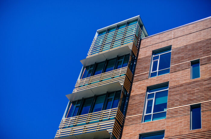 Close up of building on UCLA Campus