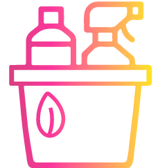 Icon of cleaning supplies