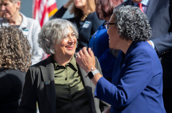 CARB Chair and Former Chair at dedication ceremony