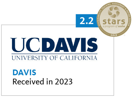 UC Davis earned a gold Stars in 2023