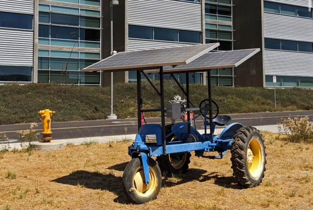 Solar panel agriculture tech project.