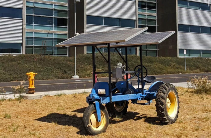 Solar panel agriculture tech project.
