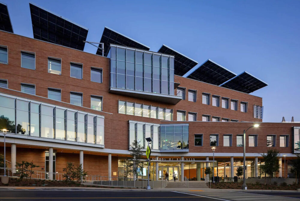 The new School of Business at UC Riverside