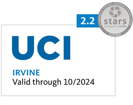UC Irvine platinum stars award