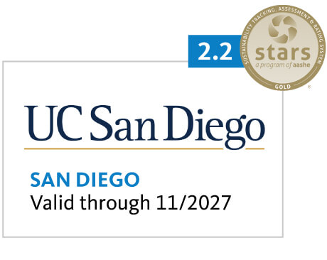 UC San Diego gold stars award