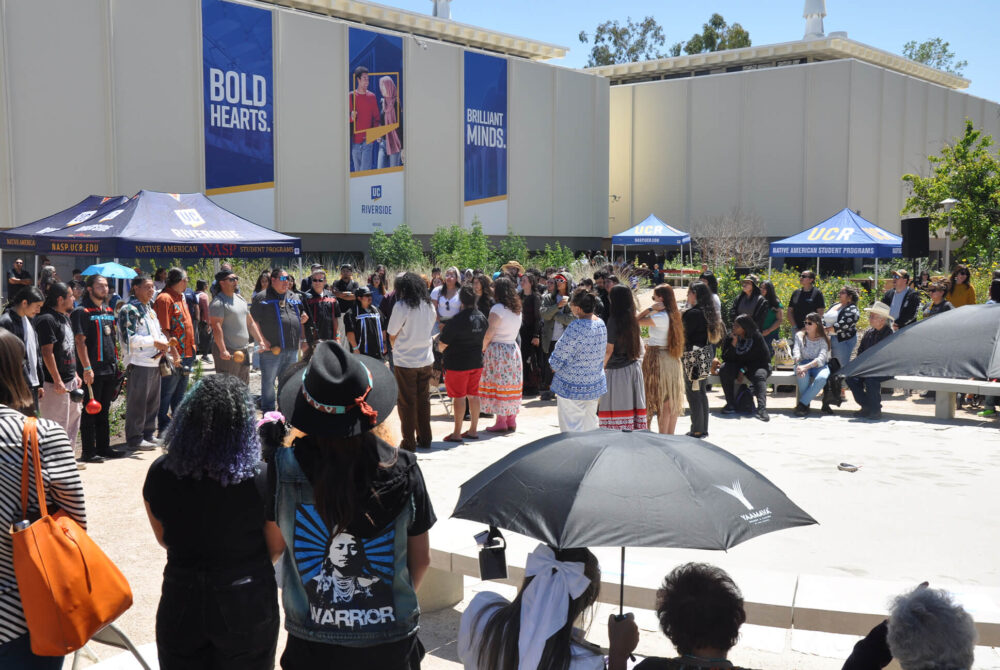 UC Riverside’s Native American community celebrated the new Native American Garden on campus