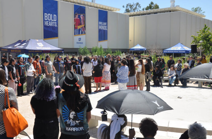 UC Riverside’s Native American community celebrated the new Native American Garden on campus