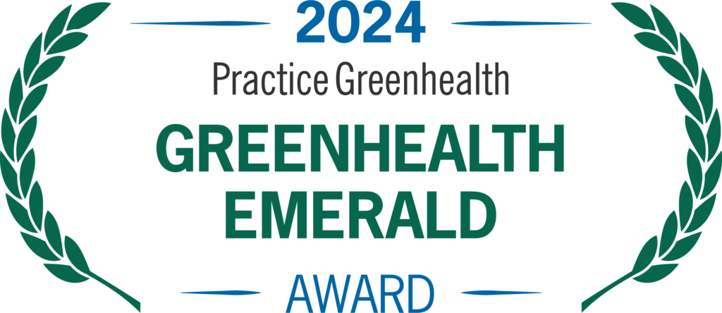 Practice Greenhealth Emerald Award Logo