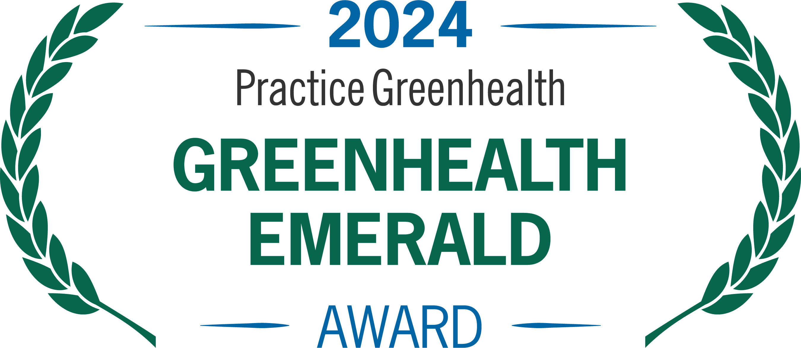 Practice Greenhealth Emerald Award Logo