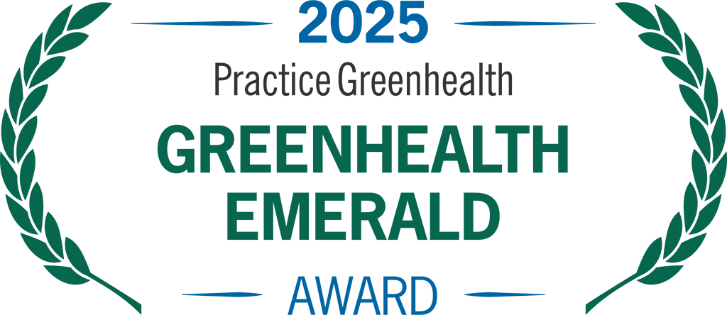 2025 Practice Greenhealth Emerald Award Logo
