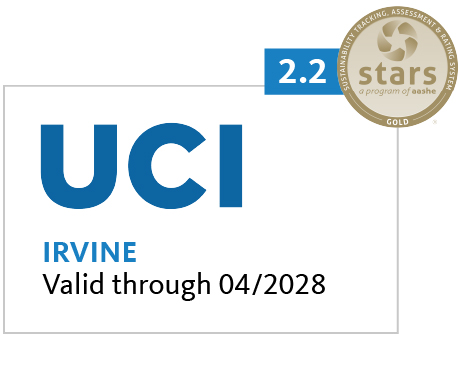 UC Irvine gold stars award