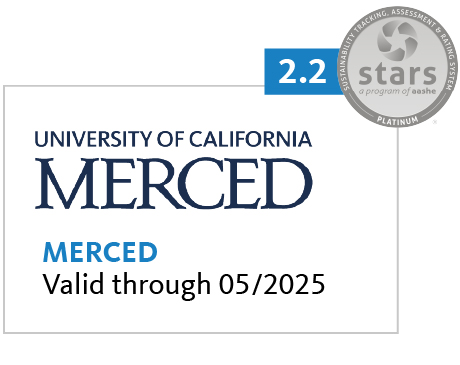 Merced platinum stars award