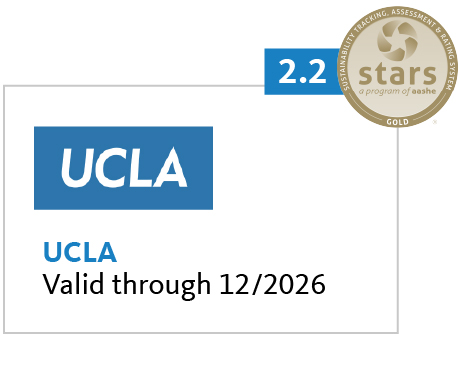 UCLA gold stars award